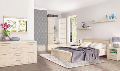 Полка Anrex Oskar 1NB (дуб санремо)