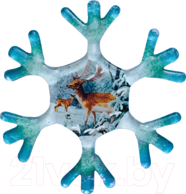 Елочная игрушка Грай Снежинка ЕС-15 - фото