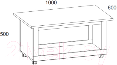 Журнальный столик Anrex Oskar (дуб санремо)