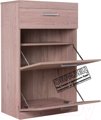 Тумба для обуви Anrex Oskar 2D1S (дуб санремо)