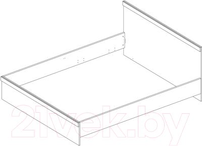 Полуторная кровать Anrex Oskar 120