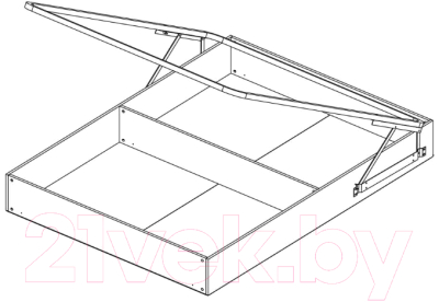 Полуторная кровать Anrex Oskar 140 с ПМ