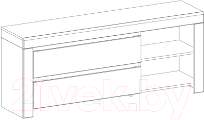 Тумба Anrex Taurus RTV 2S2N