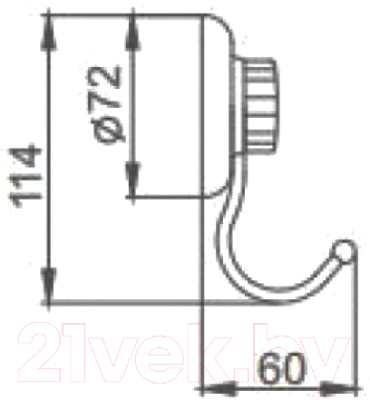 Крючок для ванной Frap F3905