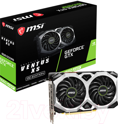 Видеокарта MSI GTX 1660 Super Ventus XS OC