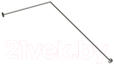 Карниз для ванны 1Марка Грация Г-образный 150x100 - фото