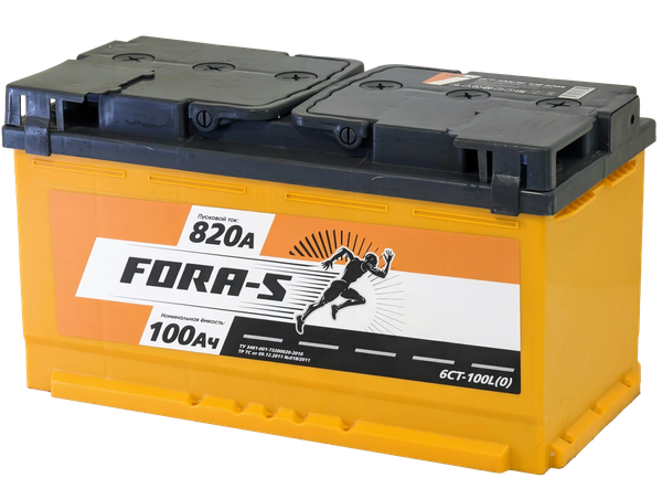 Автомобильный аккумулятор Fora-S R+ - фото