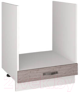 Шкаф под духовку Anrex Alesia 1S/60-F1 (серый/дуб анкона) - фото