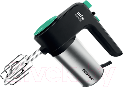 Миксер ручной Centek CT-1123 (черный/сталь) - фото