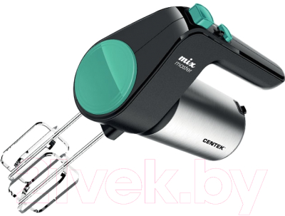 Миксер ручной Centek CT-1123 (черный/сталь)