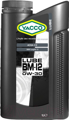 Моторное масло Yacco Lube BM12 0W30 - фото
