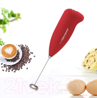 Вспениватель молока Esperanza EKF001R (красный)