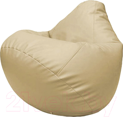 Бескаркасное кресло Flagman Груша Макси Г2.3-12 (бежевый) - фото