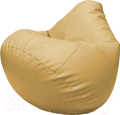 Бескаркасное кресло Flagman Груша Макси Г2.3-13 (бежевый) - фото