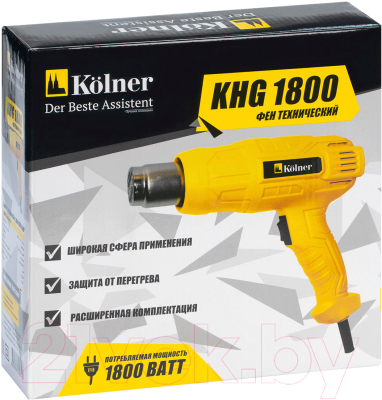 Строительный фен Kolner KHG 1800