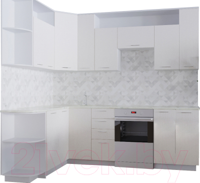 Кухонный гарнитур Артём-Мебель Виола СН-114 ДСП 2.6 Левая - фото