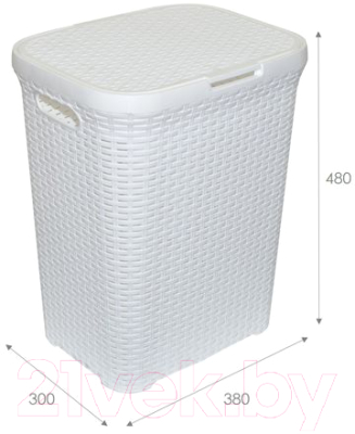 Корзина для белья Violet Ротанг / 184006