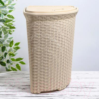 Корзина для белья Violet Ротанг / 235020