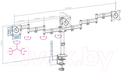 Кронштейн для телевизора ARM Media LCD-T15