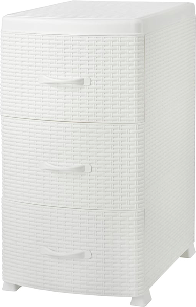 Комод пластиковый Violet Ротанг / 035606 - фото