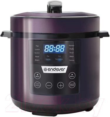 Мультиварка-скороварка Endever Vita-98 (черный/сливовый)