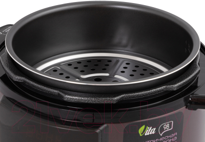 Мультиварка-скороварка Endever Vita-98 (черный/сливовый)