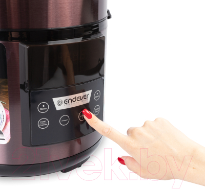 Мультиварка-скороварка Endever Vita-98 (черный/сливовый)