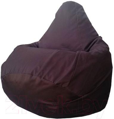 Бескаркасное кресло Flagman Груша Макси Г2.7-12 (коричневый) - фото