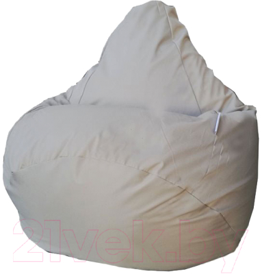 Бескаркасное кресло Flagman Груша Макси Г2.7-17 (бежевый) - фото