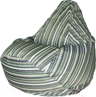 Бескаркасное кресло Flagman Груша Макси Г2.7-19 (полоска, Ватсон) - фото