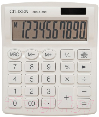 Калькулятор Citizen SDC-810 NRWHE