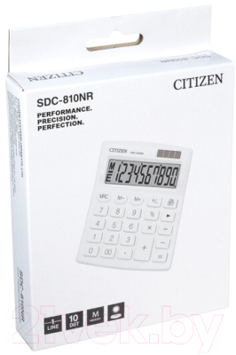 Калькулятор Citizen SDC-810 NRWHE