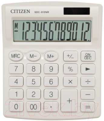 Калькулятор Citizen SDC-812 NRWHE