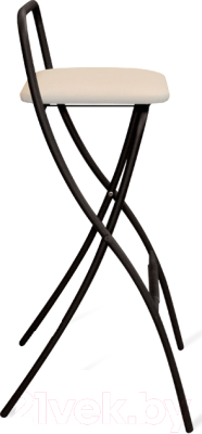 Стул барный Sheffilton SHT-S46 (бежевый/черный муар)