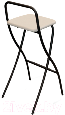 Стул барный Sheffilton SHT-S46 (бежевый/черный муар)
