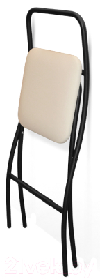 Стул барный Sheffilton SHT-S46 (бежевый/черный муар)