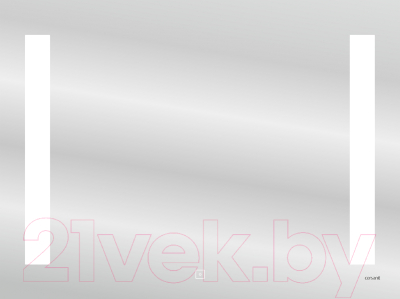 Зеркало Cersanit Led 020 80х60 / KN-LU-LED020-80-b-Os - фото