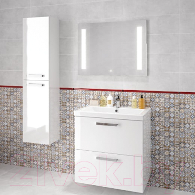 Зеркало Cersanit Led 020 80х60 / KN-LU-LED020-80-b-Os