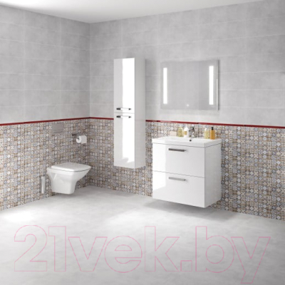 Зеркало Cersanit Led 020 80х60 / KN-LU-LED020-80-b-Os