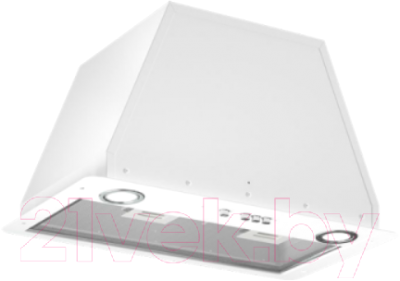 Вытяжка скрытая Elikor Врезной блок Flat 52П-650-К3Д (белый) - фото