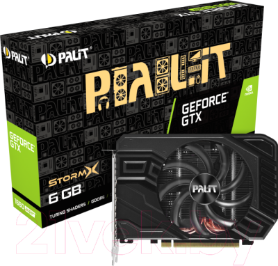 Видеокарта Palit GeForce GTX 1660 Super StormX (NE6166S018J9-161F)