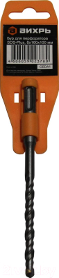 Бур Вихрь 10x160x100 SDS-Plus - фото