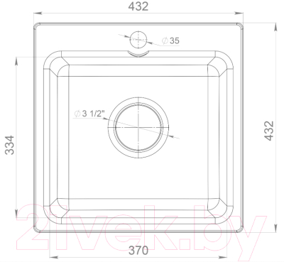 Мойка кухонная GranFest Smart GF-SM430