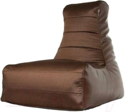 Бескаркасное кресло Flagman Бумеранг Б1.3-38 (коричневый) - фото