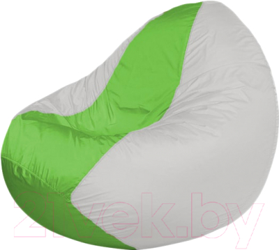 Бескаркасное кресло Flagman Classic К2.1-36 (салатовый/белый) - фото