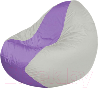 Бескаркасное кресло Flagman Classic К2.1-40 (сиреневый/белый) - фото