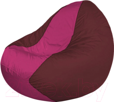 Бескаркасное кресло Flagman Classic К2.1-46 (фуксия/бордовый) - фото
