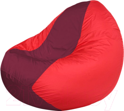 Бескаркасное кресло Flagman Classic К2.1-47 (бордовый/красный) - фото