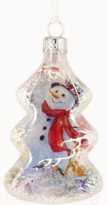 Елочная игрушка Грай Елочка-Снеговик Ф-84