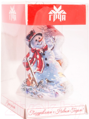 Елочная игрушка Грай Елочка-Снеговик Ф-84